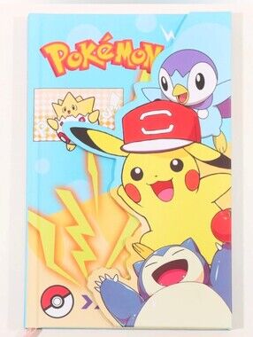 Pokemon Hardcover Notebook Pikachu, Piplup & Snorlax